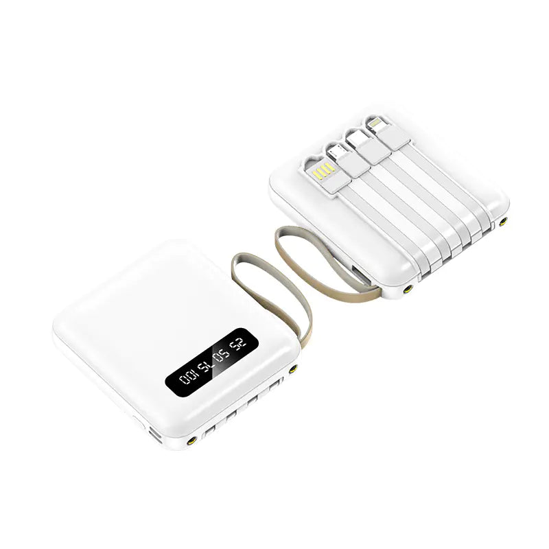 Mini Portable Power Bank 20000mAh with Cable